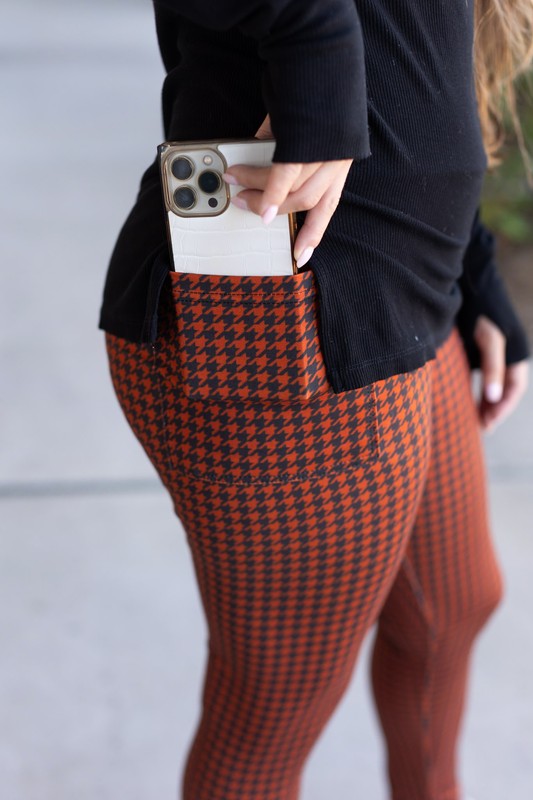 The Autumn Houndstooth Leggings Round 2 - Faylinn & Co