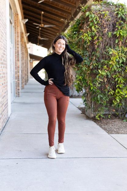 The Autumn Houndstooth Leggings Round 2 - Faylinn & Co