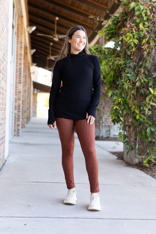 The Autumn Houndstooth Leggings Round 2 - Faylinn & Co