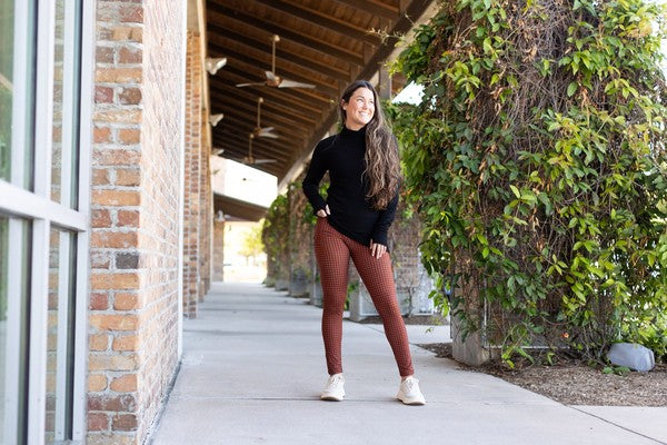 The Autumn Houndstooth Leggings Round 2 - Faylinn & Co