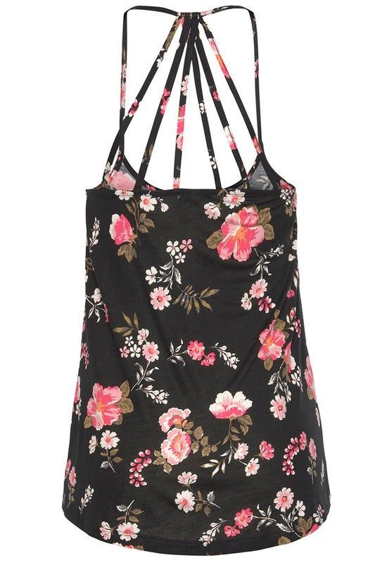 Women Spaghetti Strap Fit Casual Sleeveless Tops - Faylinn & Co