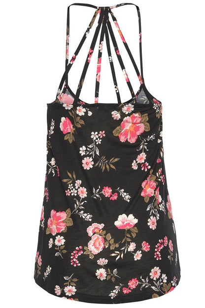 Women Spaghetti Strap Fit Casual Sleeveless Tops - Faylinn & Co