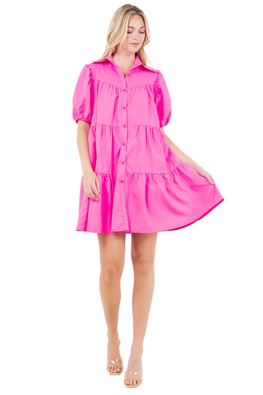 WOMEN FASHION BABY DOLL DRESS - Faylinn & Co