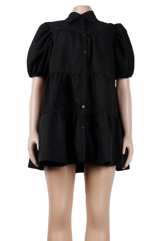 WOMEN FASHION BABY DOLL DRESS - Faylinn & Co