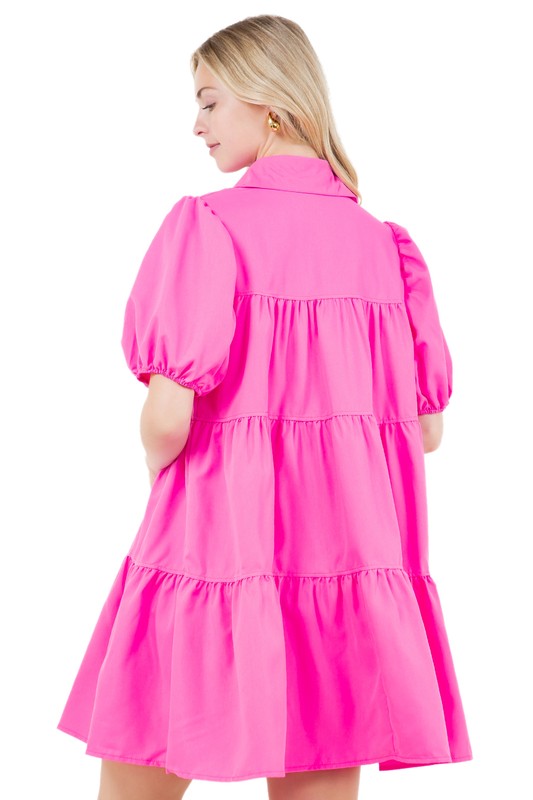 WOMEN FASHION BABY DOLL DRESS - Faylinn & Co
