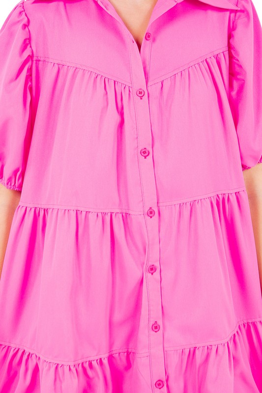 WOMEN FASHION BABY DOLL DRESS - Faylinn & Co