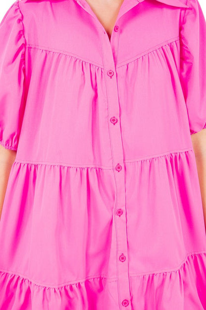 WOMEN FASHION BABY DOLL DRESS - Faylinn & Co