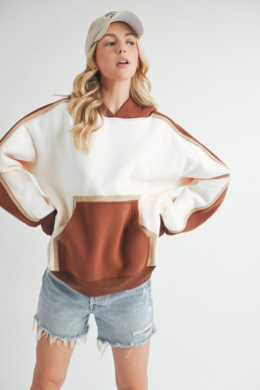 Kate Colorblock Hoodie - Faylinn & Co