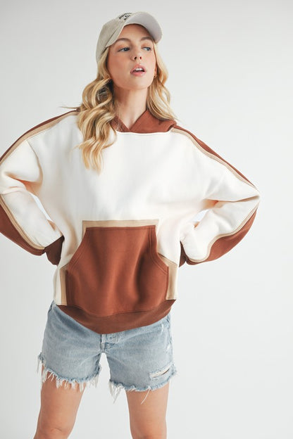 Kate Colorblock Hoodie - Faylinn & Co