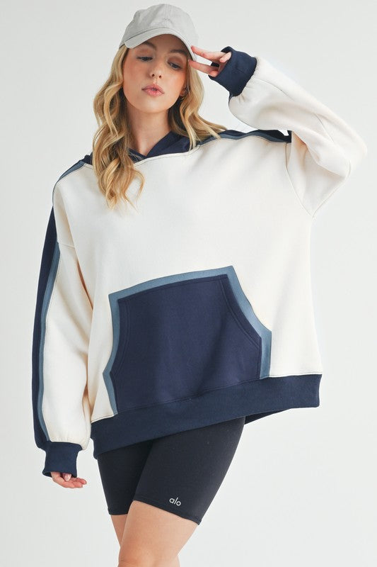 Kate Colorblock Hoodie - Faylinn & Co