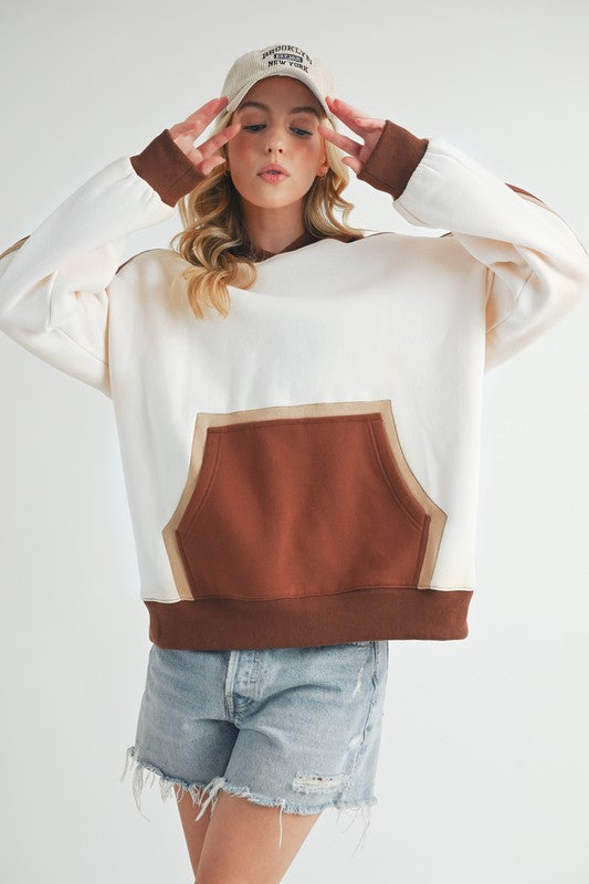 Kate Colorblock Hoodie - Faylinn & Co