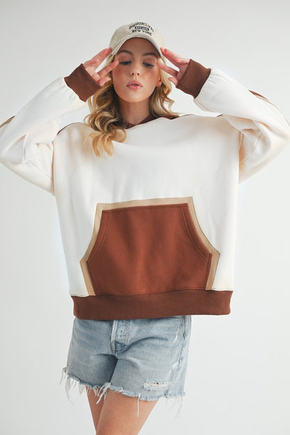 Kate Colorblock Hoodie - Faylinn & Co