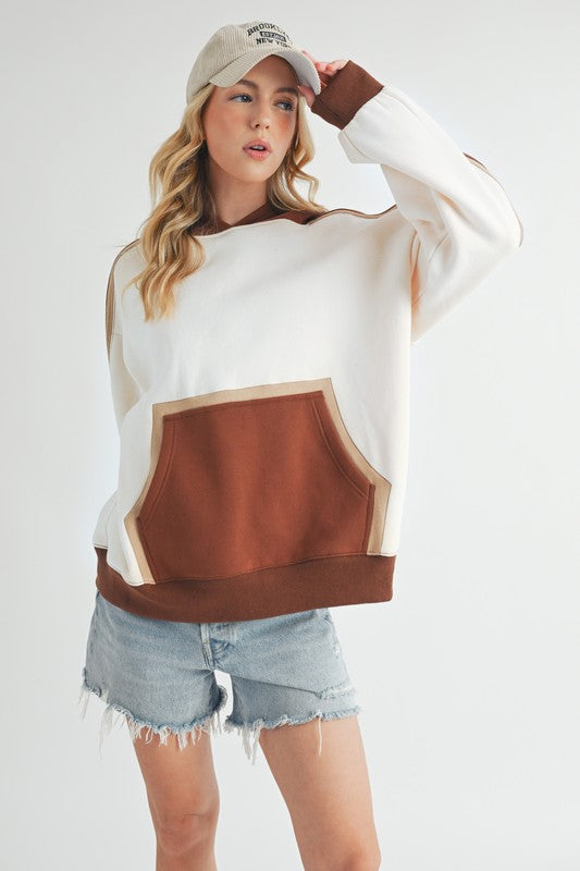 Kate Colorblock Hoodie - Faylinn & Co