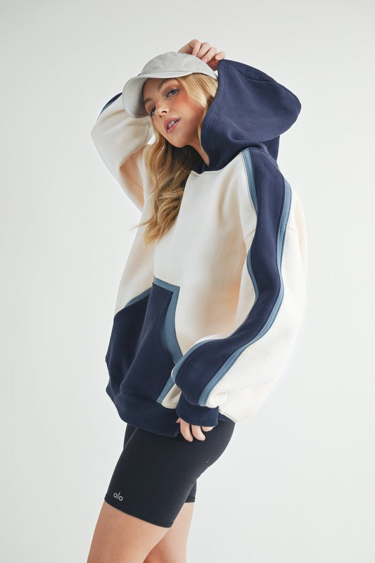 Kate Colorblock Hoodie - Faylinn & Co