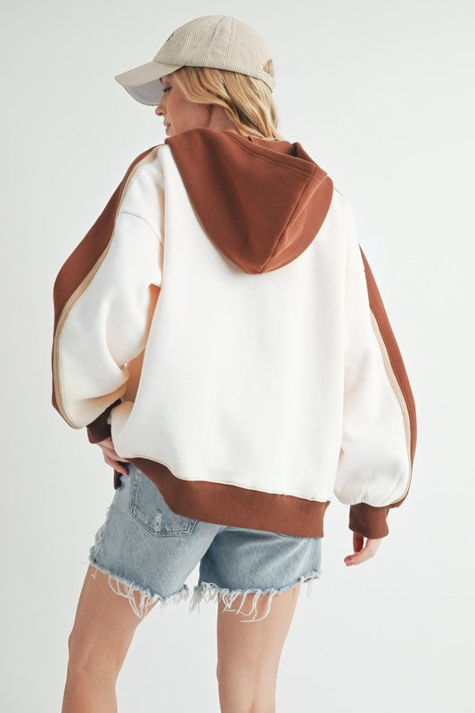 Kate Colorblock Hoodie - Faylinn & Co