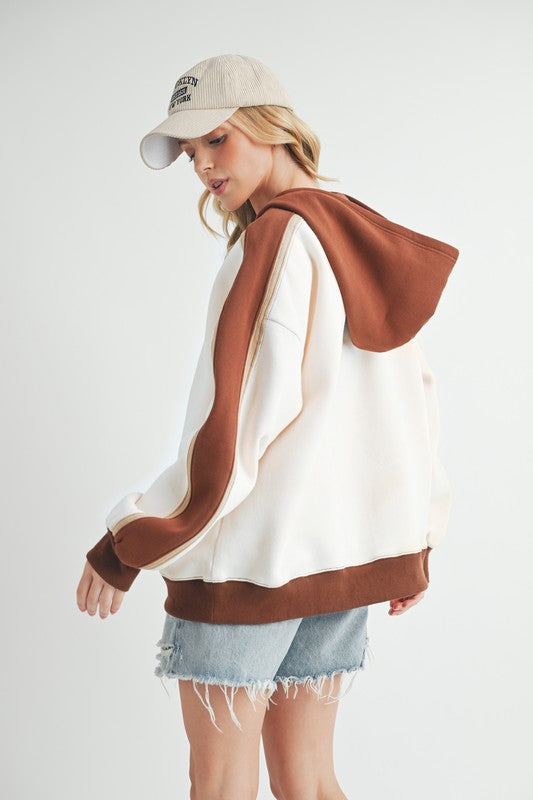 Kate Colorblock Hoodie - Faylinn & Co