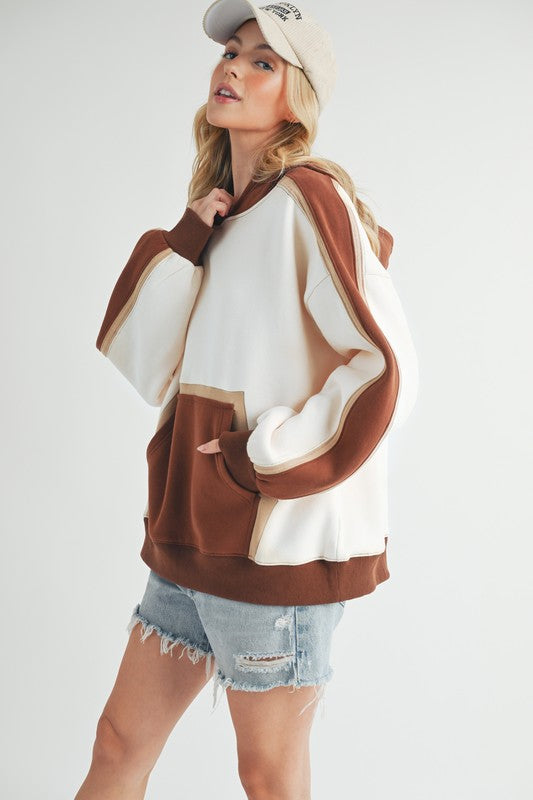 Kate Colorblock Hoodie - Faylinn & Co