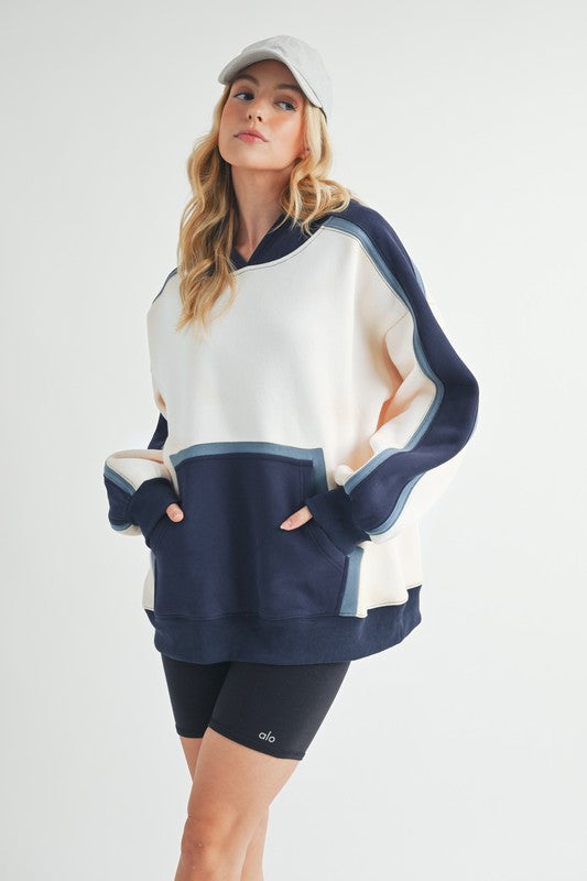 Kate Colorblock Hoodie - Faylinn & Co