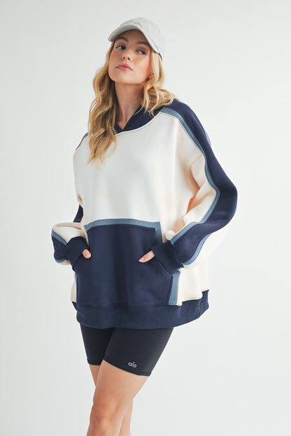 Kate Colorblock Hoodie - Faylinn & Co