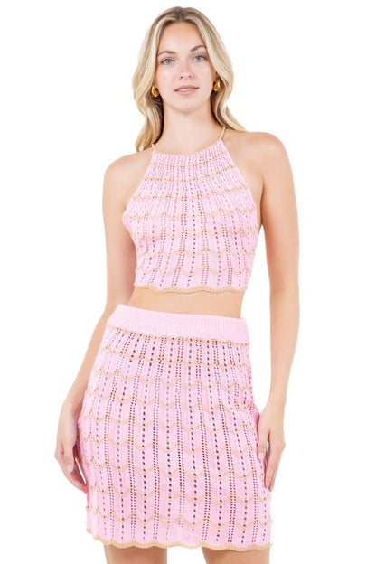 WOMEN FASHION CROCHET SET - Faylinn & Co