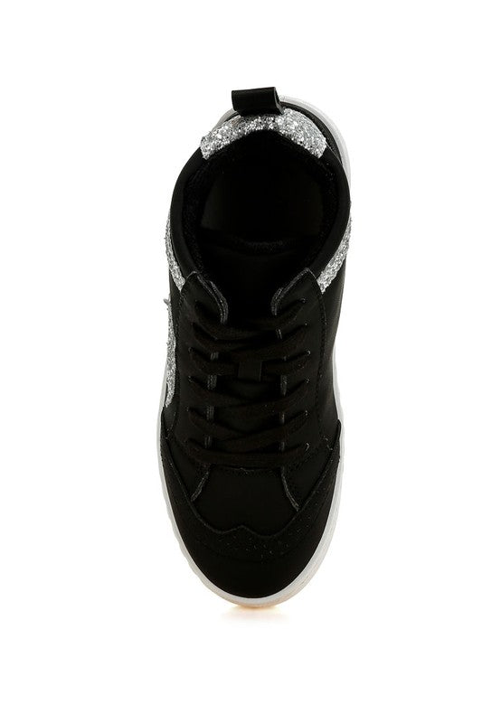Sonic Star High Ankle Sneakers - Faylinn & Co