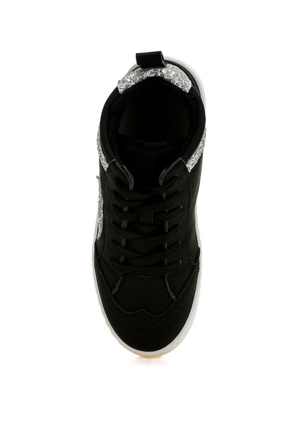 Sonic Star High Ankle Sneakers - Faylinn & Co