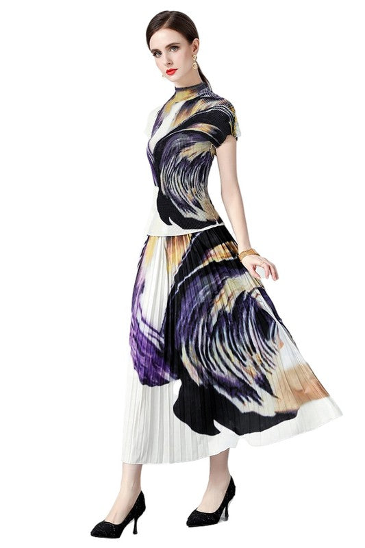 WOMEN FASHION MAXI DRESS 2PC SET - Faylinn & Co