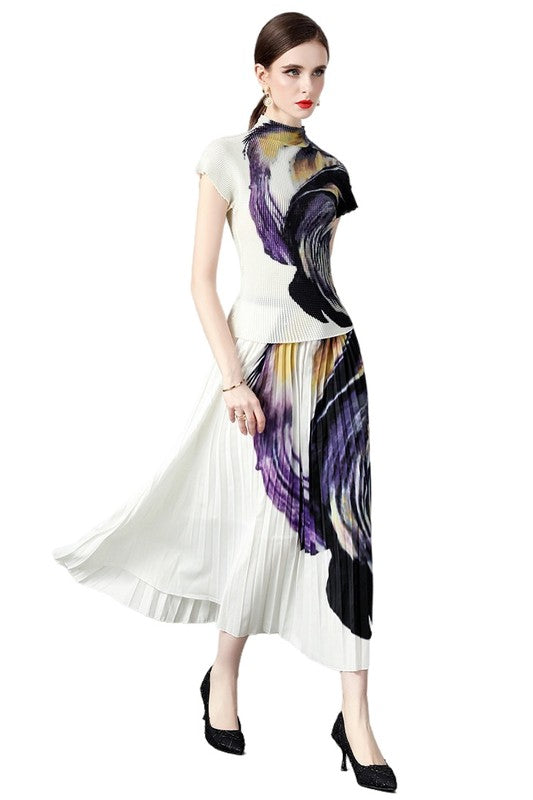 WOMEN FASHION MAXI DRESS 2PC SET - Faylinn & Co