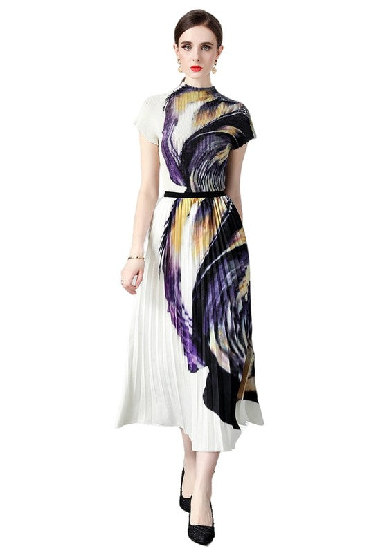 WOMEN FASHION MAXI DRESS 2PC SET - Faylinn & Co
