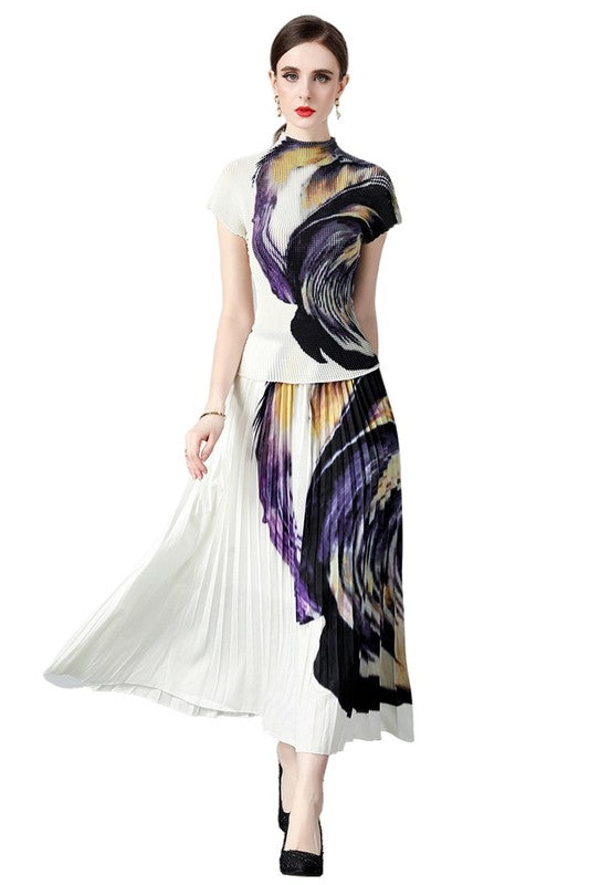WOMEN FASHION MAXI DRESS 2PC SET - Faylinn & Co