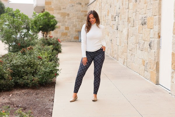 The Jillian Plaid Leggings - Faylinn & Co