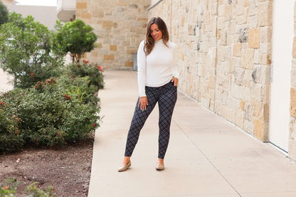 The Jillian Plaid Leggings - Faylinn & Co