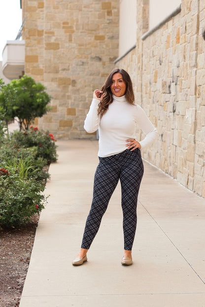 The Jillian Plaid Leggings - Faylinn & Co