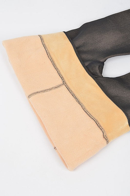 Fleece Lined Winter Tights - Faylinn & Co