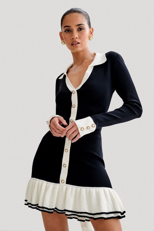 WOMEN FASHION SWEATER DRESS - Faylinn & Co