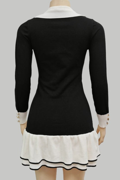 WOMEN FASHION SWEATER DRESS - Faylinn & Co