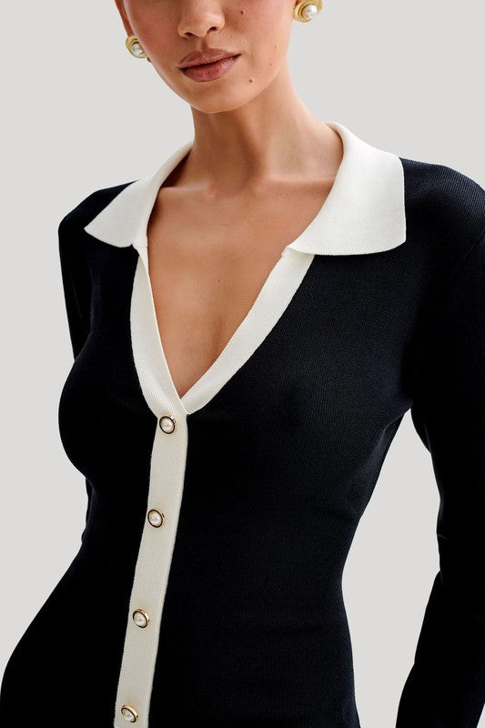 WOMEN FASHION SWEATER DRESS - Faylinn & Co