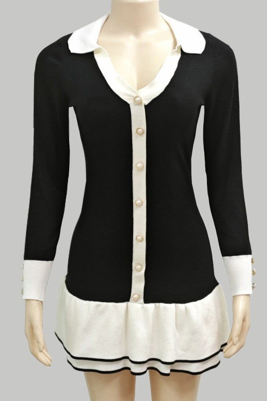 WOMEN FASHION SWEATER DRESS - Faylinn & Co