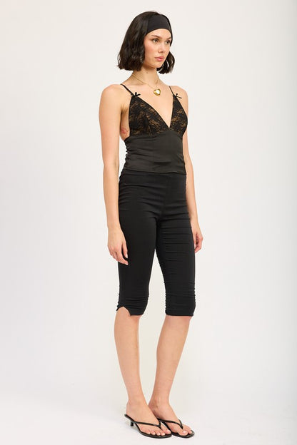 MIXED MEDIA LACE CAMI TOP - Faylinn & Co
