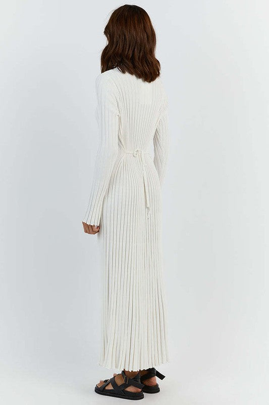 WOMEN FASHION KNITWEAR LONG MAXI DRESS - Faylinn & Co