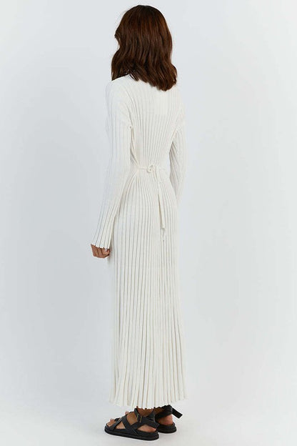 WOMEN FASHION KNITWEAR LONG MAXI DRESS - Faylinn & Co