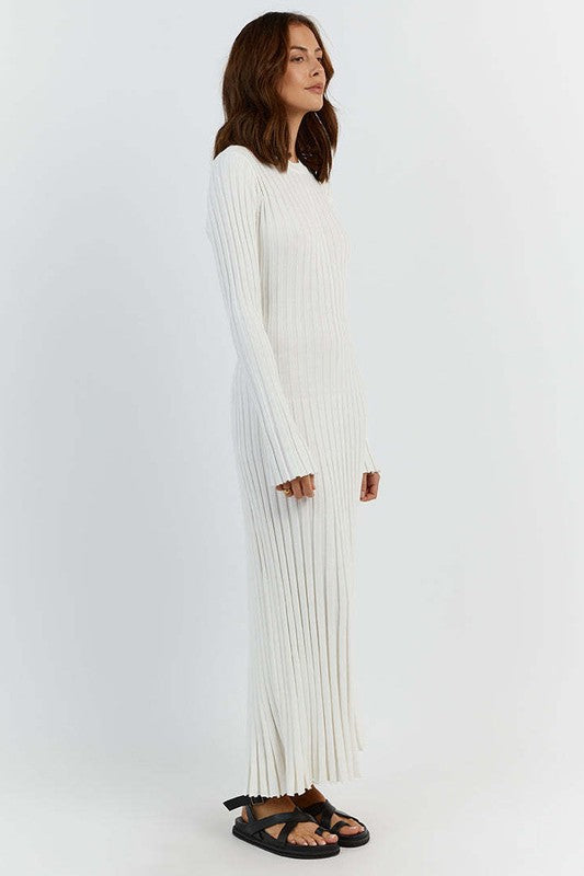 WOMEN FASHION KNITWEAR LONG MAXI DRESS - Faylinn & Co