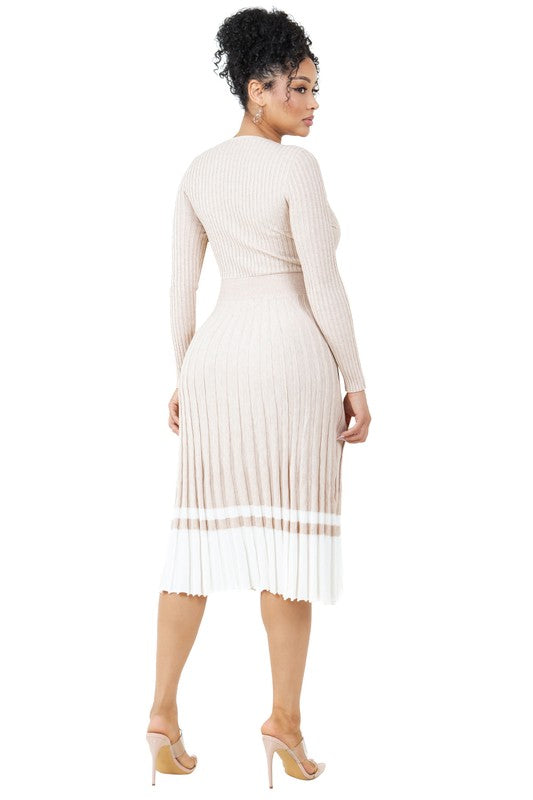 WOMEN FASHION LONG MAXI KNIT DRESS - Faylinn & Co