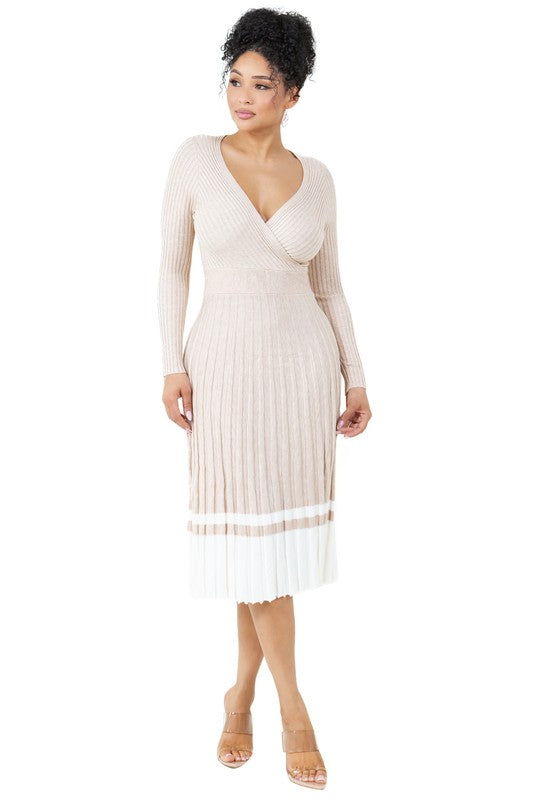 WOMEN FASHION LONG MAXI KNIT DRESS - Faylinn & Co