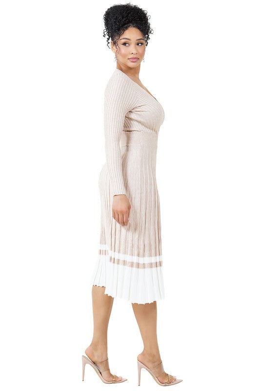 WOMEN FASHION LONG MAXI KNIT DRESS - Faylinn & Co