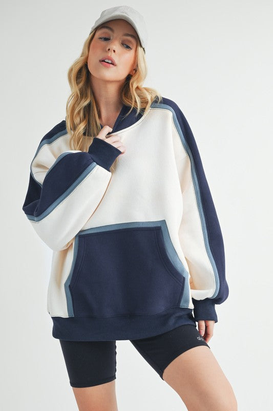 Kate Colorblock Hoodie - Faylinn & Co
