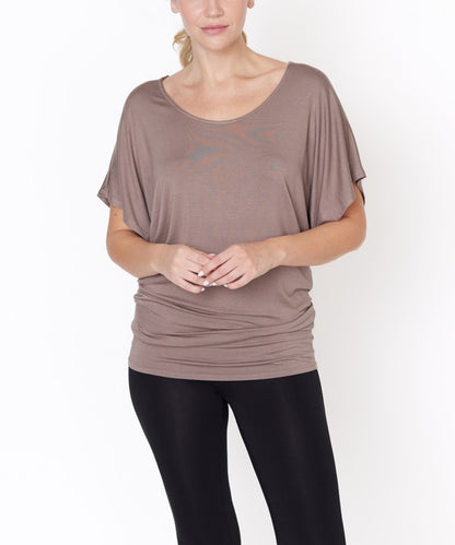 BAMBOO SK U NECK TUNIC - Faylinn & Co