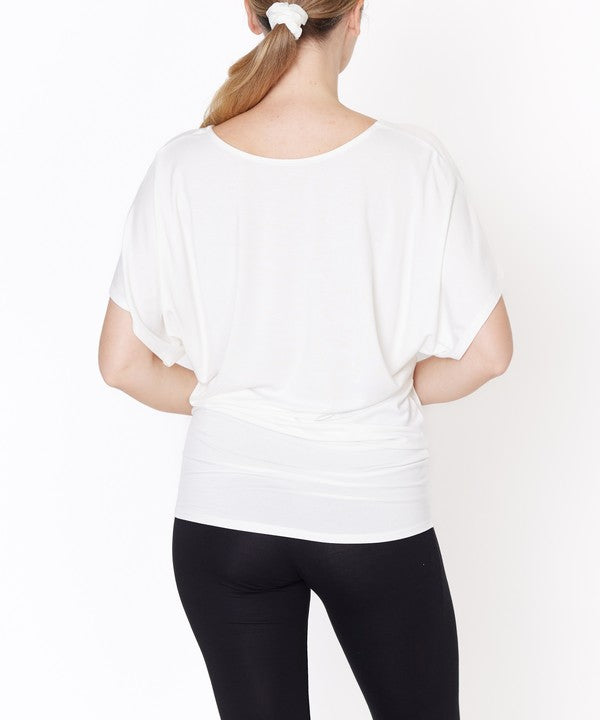 BAMBOO SK U NECK TUNIC - Faylinn & Co