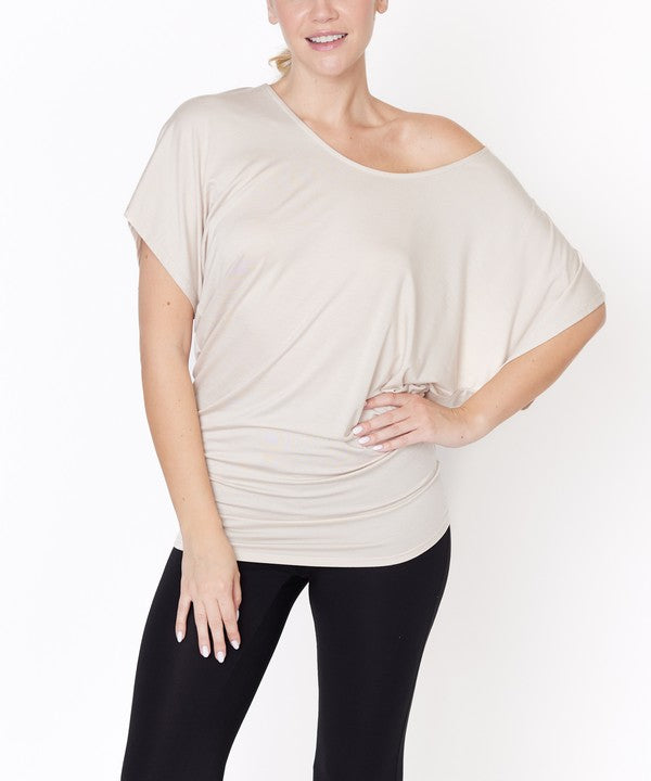 BAMBOO SK U NECK TUNIC - Faylinn & Co