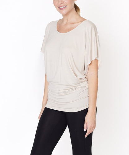 BAMBOO SK U NECK TUNIC - Faylinn & Co